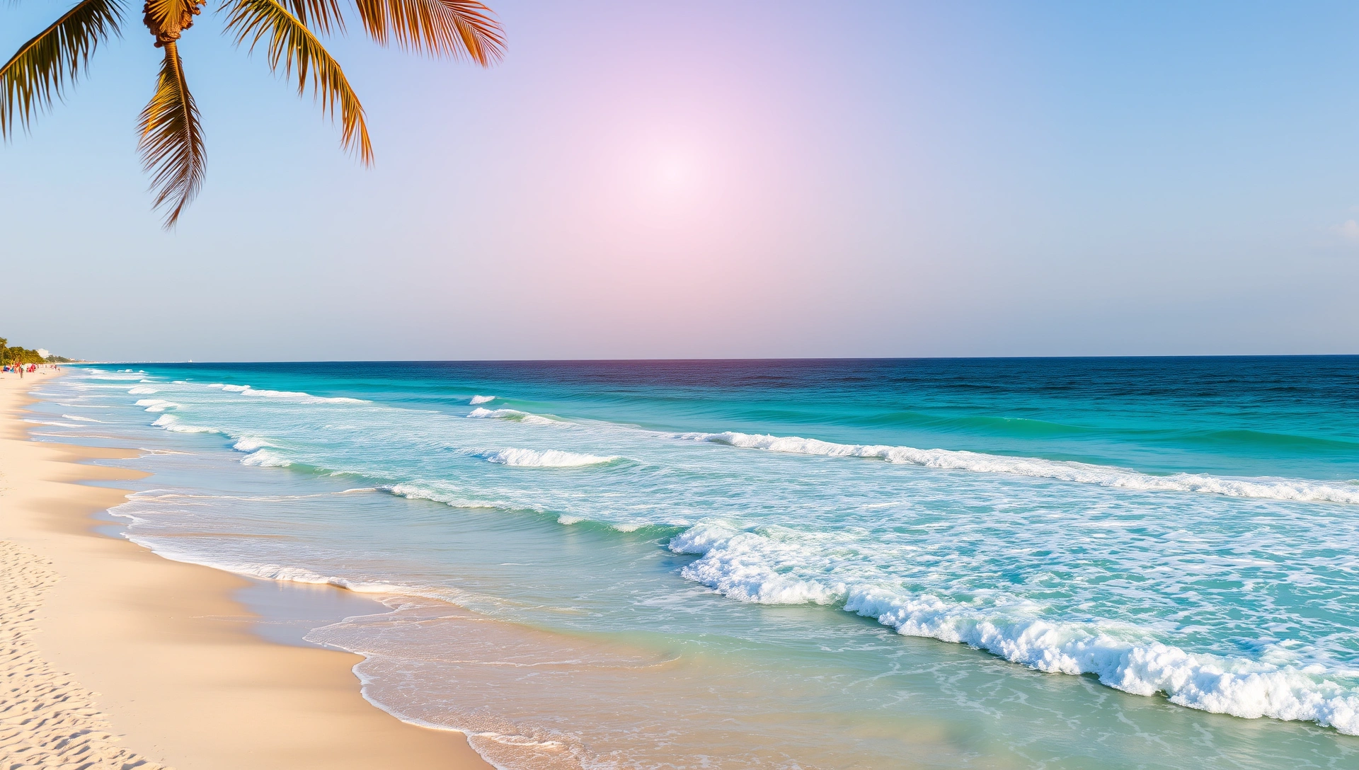 Delray Beach sunrise with turquoise waters and golden sand